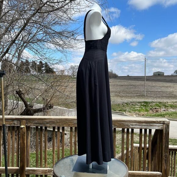 Free People Blue Apron Jumper Maxi Dress Size XS - Picture 4 of 12